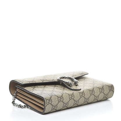 Gucci GG Supreme Monogram Mini Dionysus Chain Wallet Beige Taupe 4 of 10