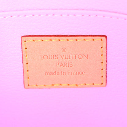 Louis Vuitton Monogram Multicolor Cosmetic Pouch White Litchi 6 of 9