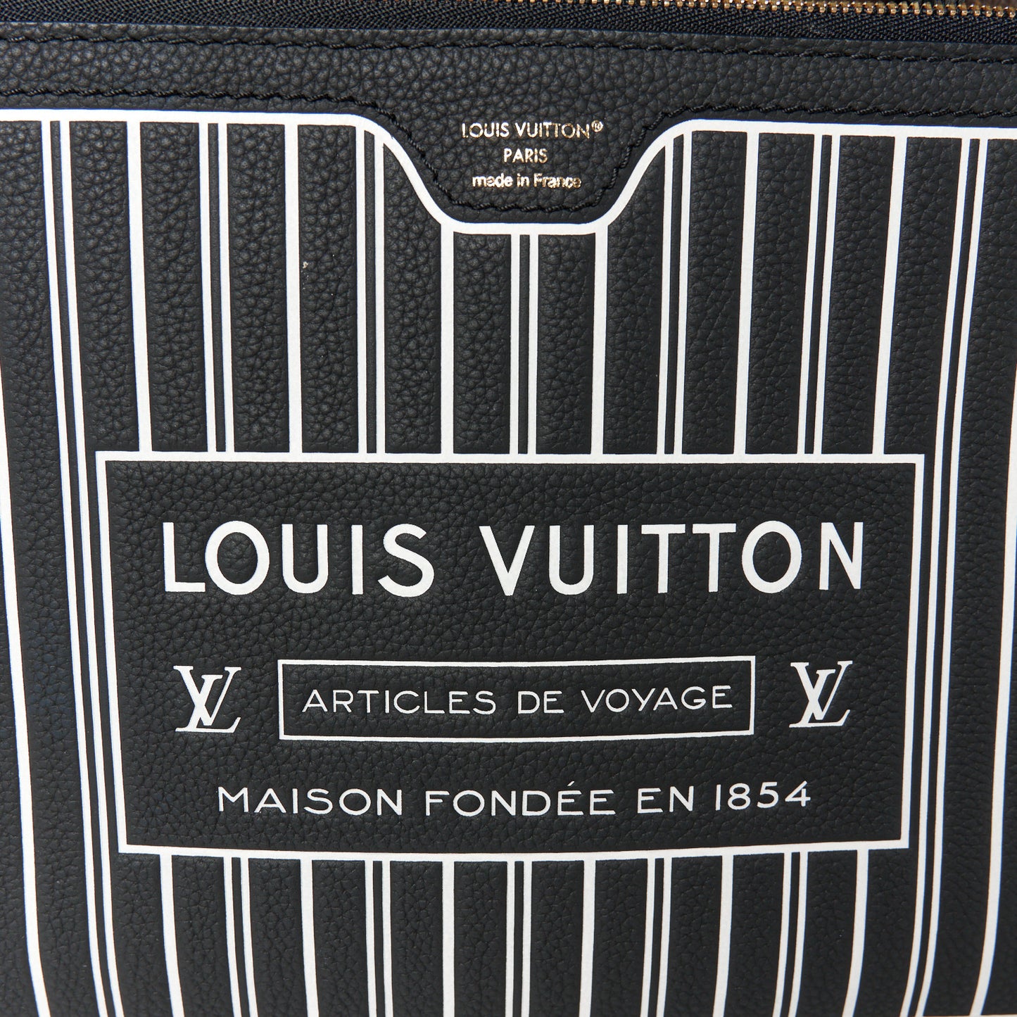 Monogram Calfskin Neo Neverfull Inside Out MM Black