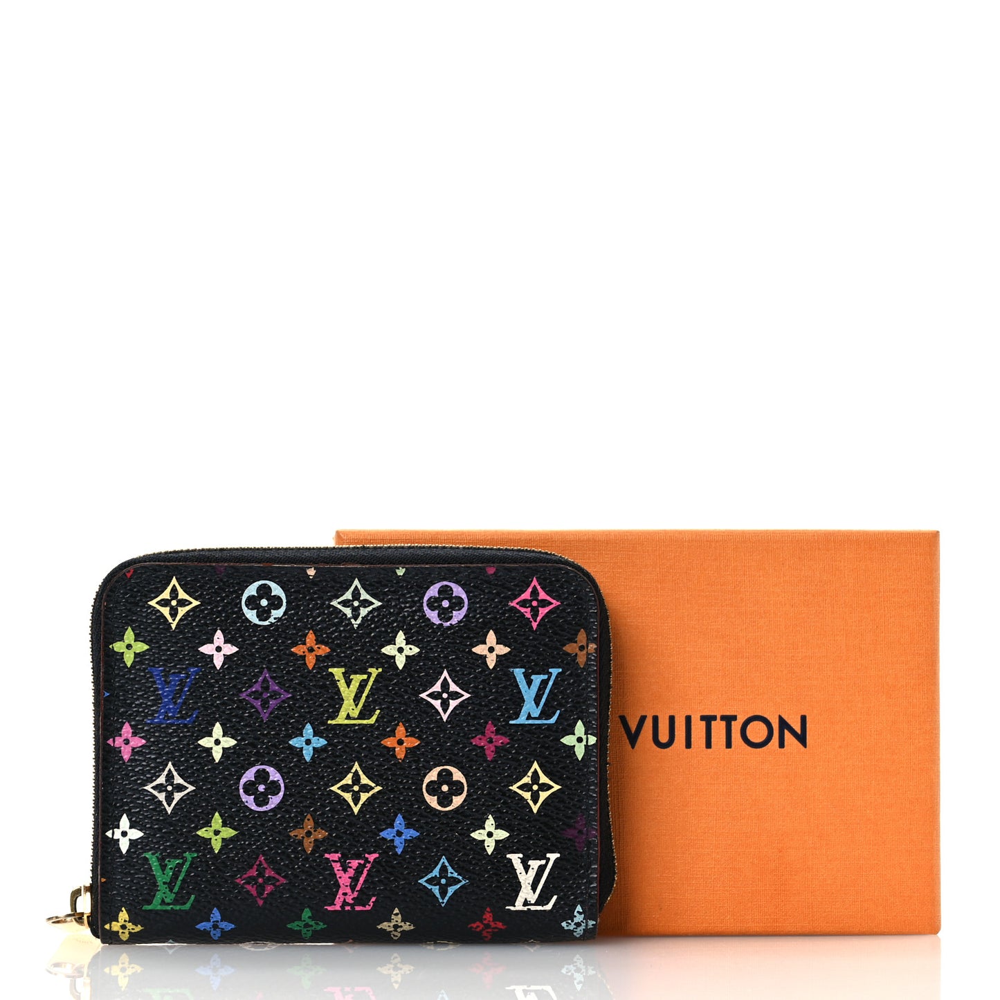 Monogram Multicolor Zippy Coin Purse Black Grenade