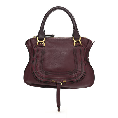 Chloe Calfskin Medium Marcie Satchel Dark Velvet 1 of 11