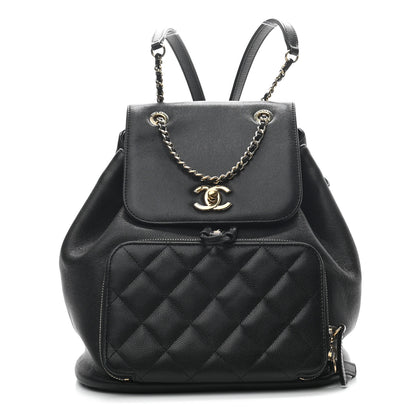 Chanel Caviar Quilted Business Affinity Backpack Black 1 of 9