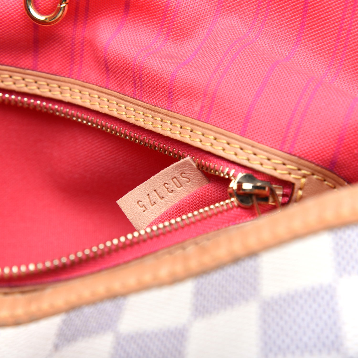Louis Vuitton Damier Azur Delightful PM Pink 10 of 21