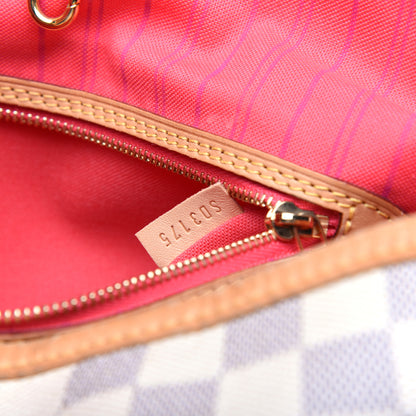 Louis Vuitton Damier Azur Delightful PM Pink 10 of 21