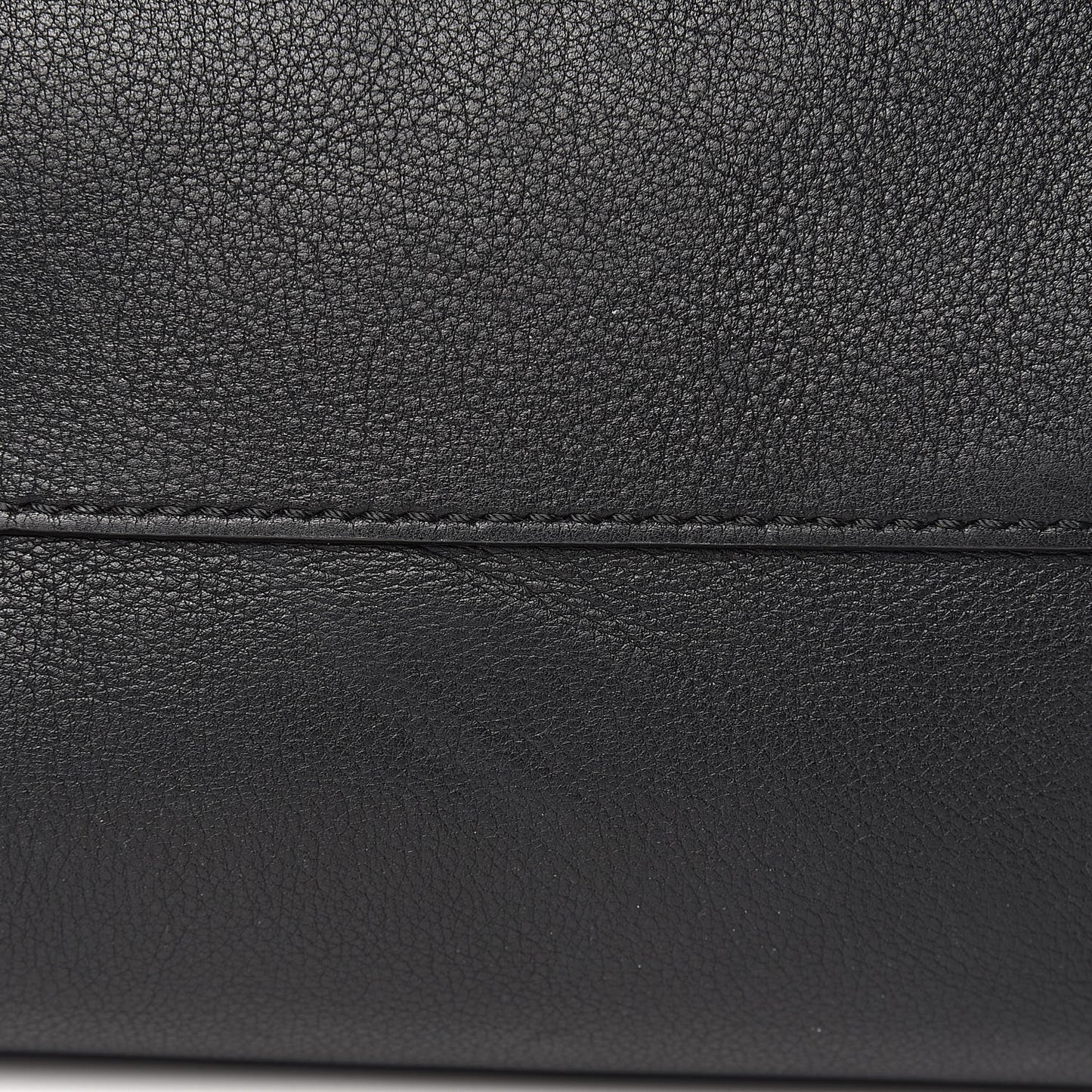 Calfskin Grommet Hobo Black