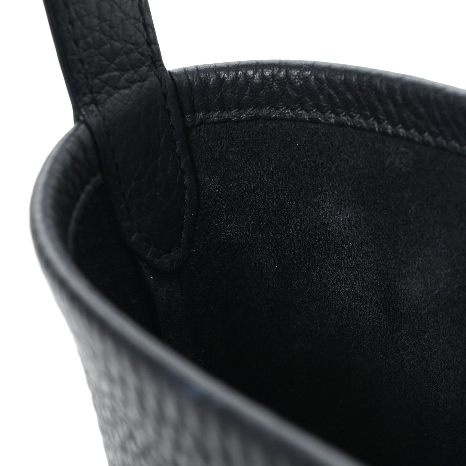 The Row Grained Calfskin Small N/S Park Tote Black 10 of 10