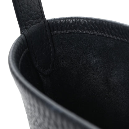 The Row Grained Calfskin Small N/S Park Tote Black 10 of 10