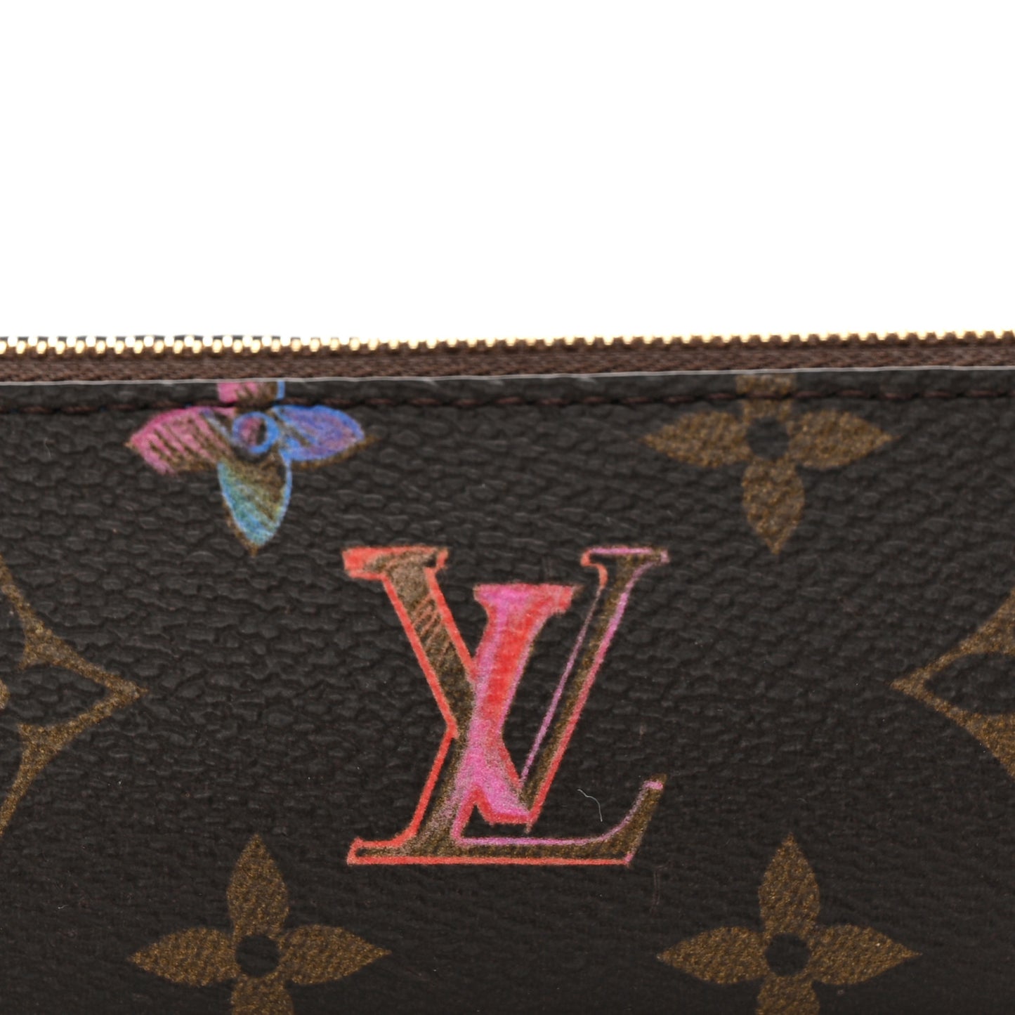 Monogram Art And Craft Elizabeth Pencil Pouch Multicolor