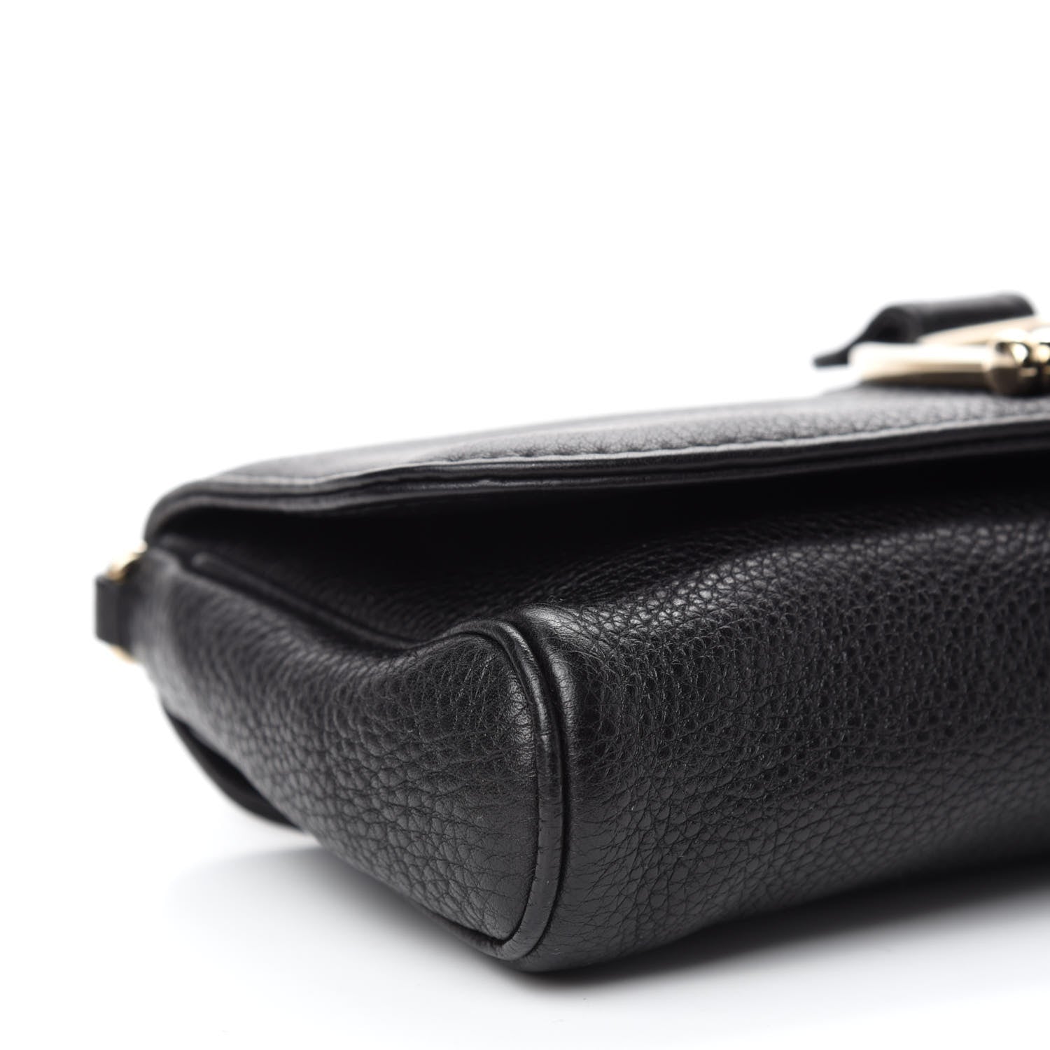Gucci Calfskin Greenwich Chain Clutch Black 6 of 12