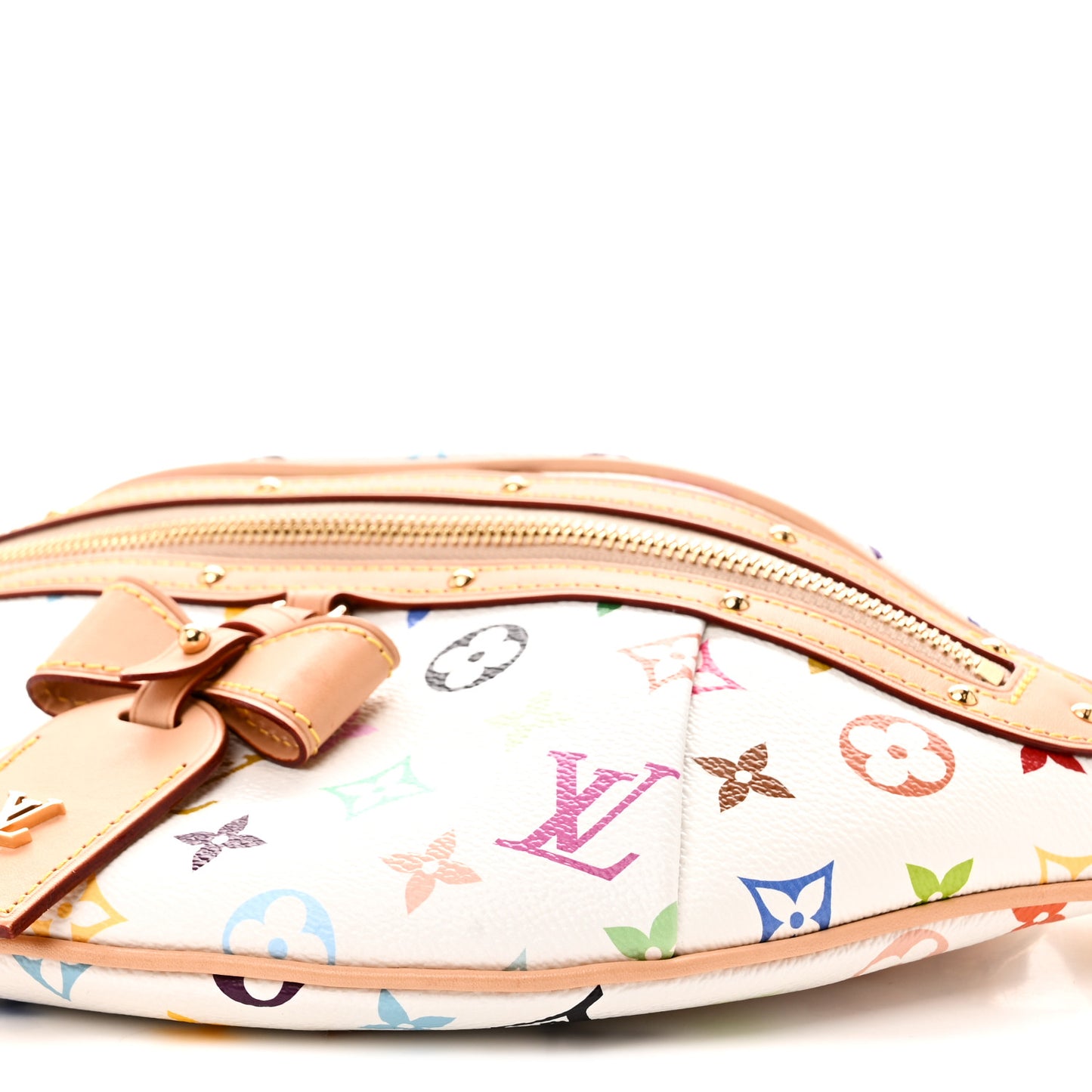 LV X TM Monogram Multicolor High Rise Bumbag White