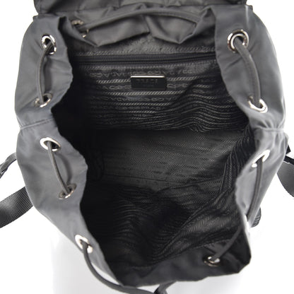 Prada Tessuto Nylon Saffiano Vela Backpack Grey 5 of 8