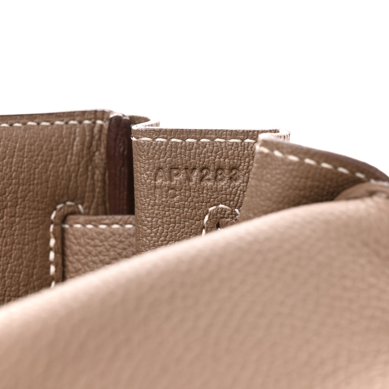 Hermes Togo Kelly Retourne 32 Etoupe 7 of 11