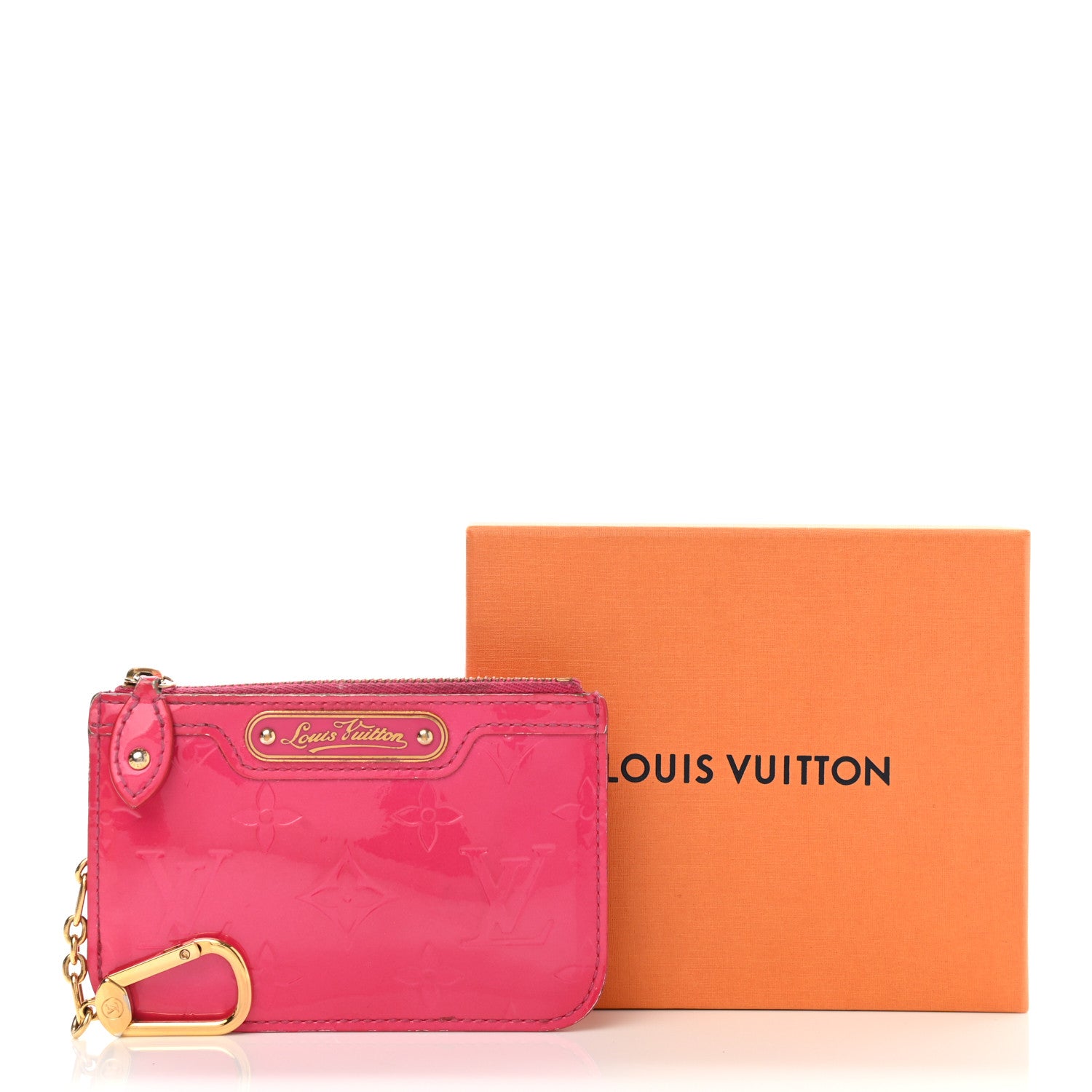 Louis Vuitton Vernis Key Pouch Rose Pop 12 of 12
