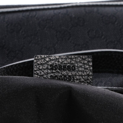 Gucci Denim Monogram Large Abbey Tote Black 7 of 7