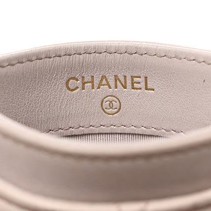 Chanel Lambskin Quilted Chanel 19 Card Holder Light Pink 6 of 12