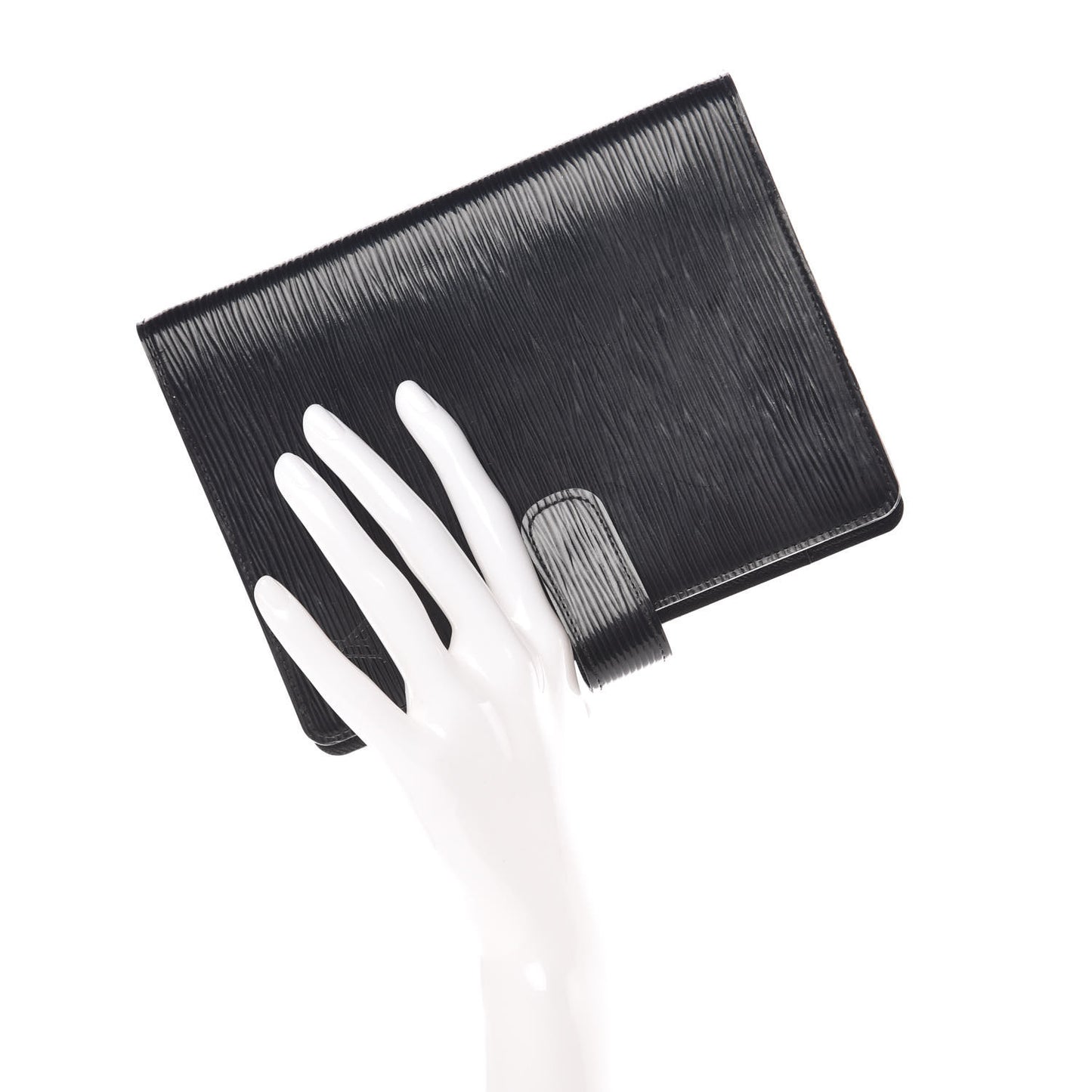 Epi Medium Ring Agenda Cover Black