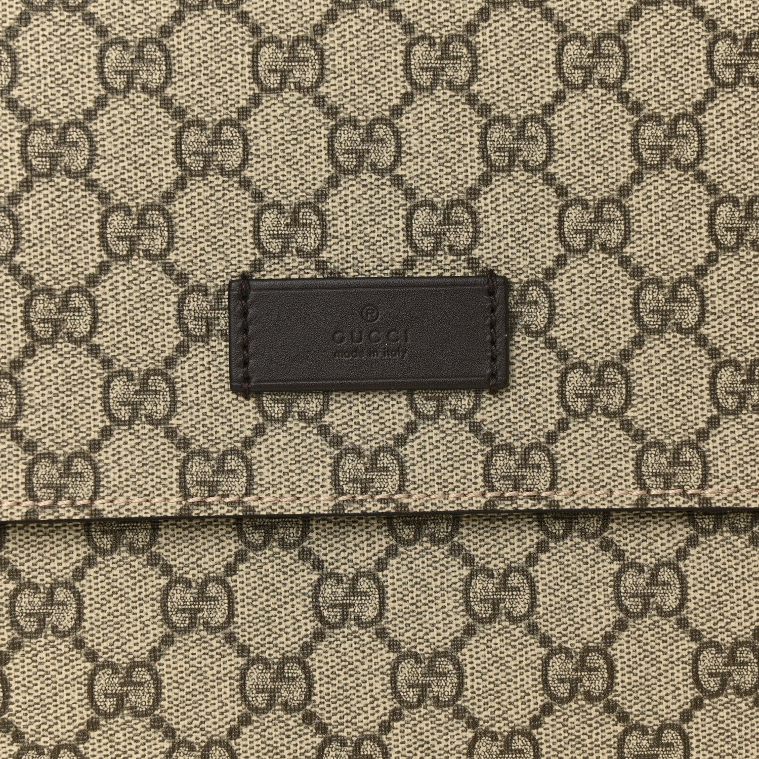 Gucci GG Plus Monogram Messenger Diaper Bag Dark Brown 9 of 11