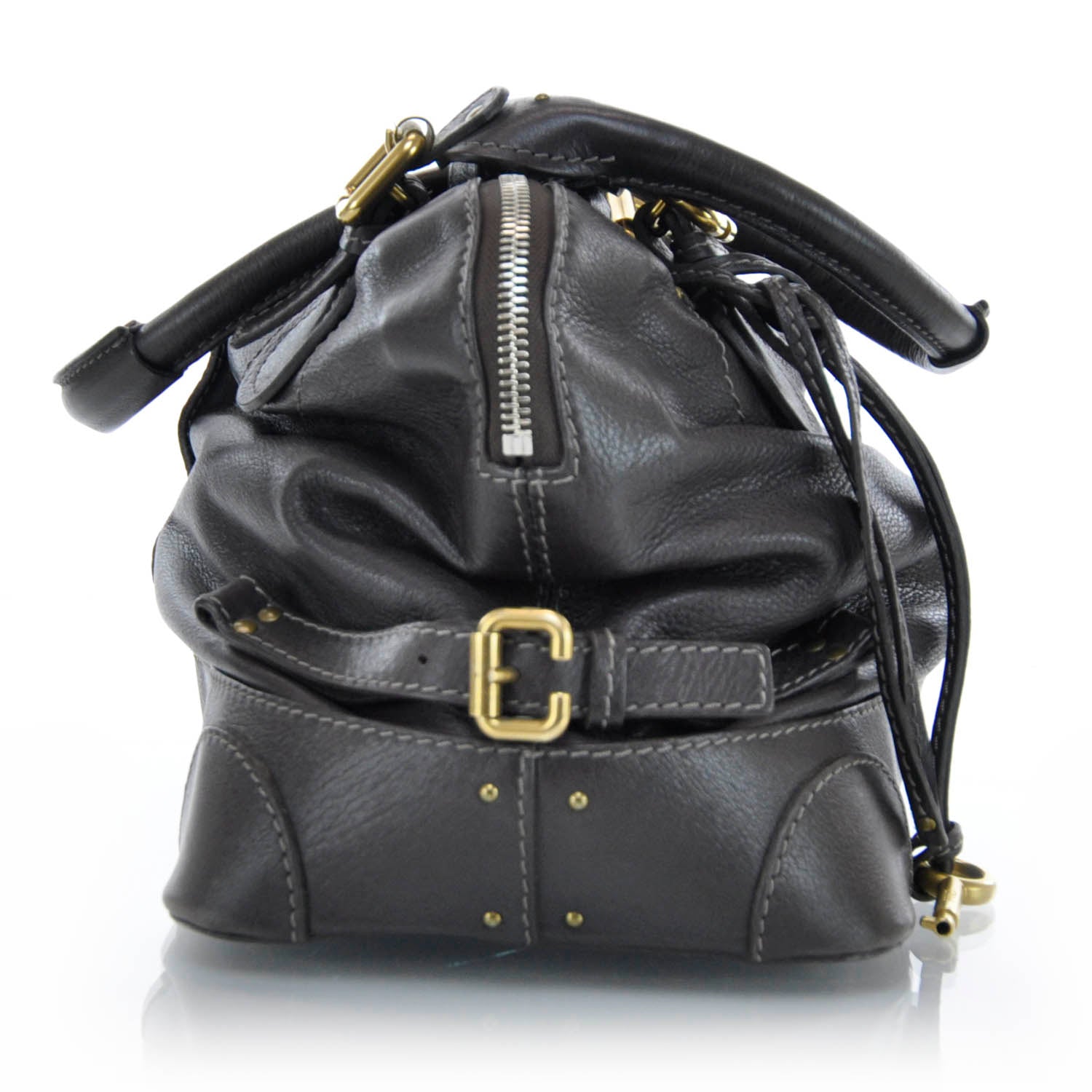 Chloe Leather Paddington Satchel Brown 4 of 9