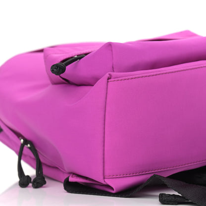 Balenciaga Sport Nylon Logo Embroidered S Wheel Backpack Fuchsia Black 9 of 9