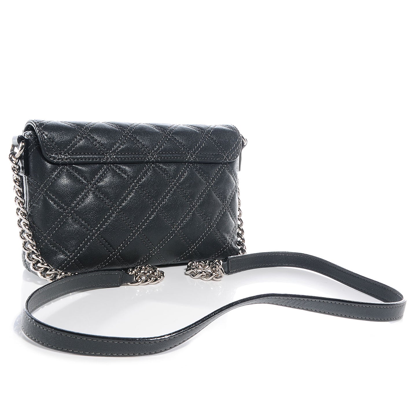 Leather Quilted The Single Grey