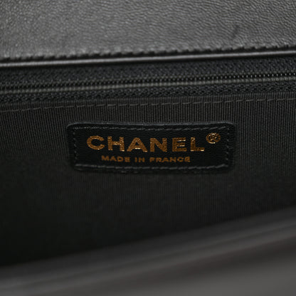 Chanel Lambskin Quilted New Medium Boy Flap Black 6 of 10