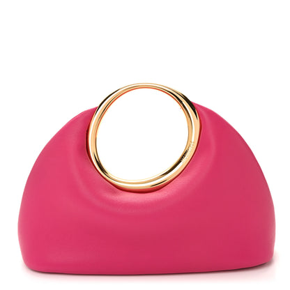 Jacquemus Calfskin Le Petit Calino Ring Top Handle Bag Dark Pink 1 of 10
