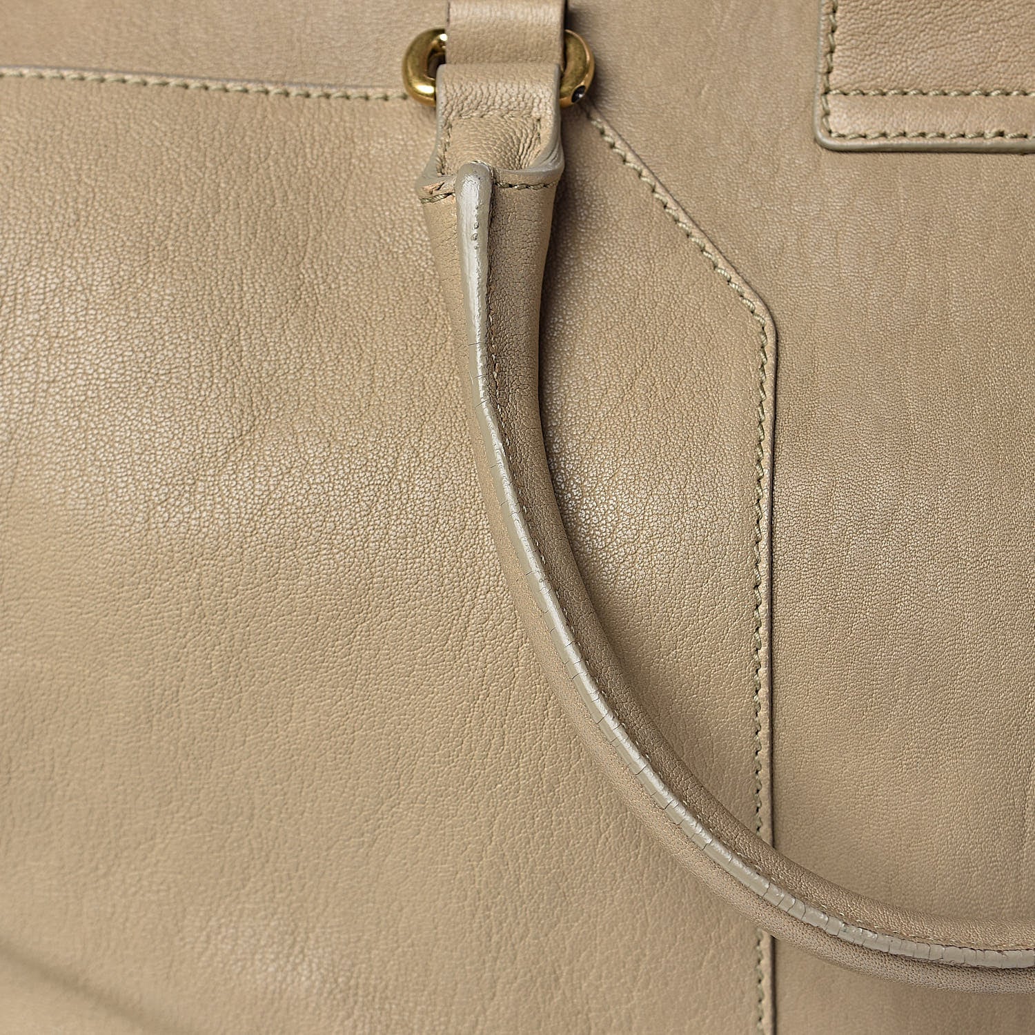 Saint Laurent Sheepskin Large Cabas ChYc Beige 17 of 19