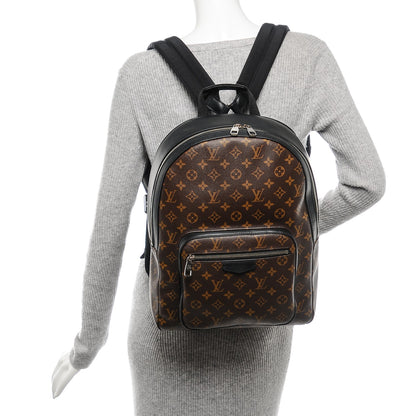 Louis Vuitton Monogram Macassar Josh Backpack 2 of 7