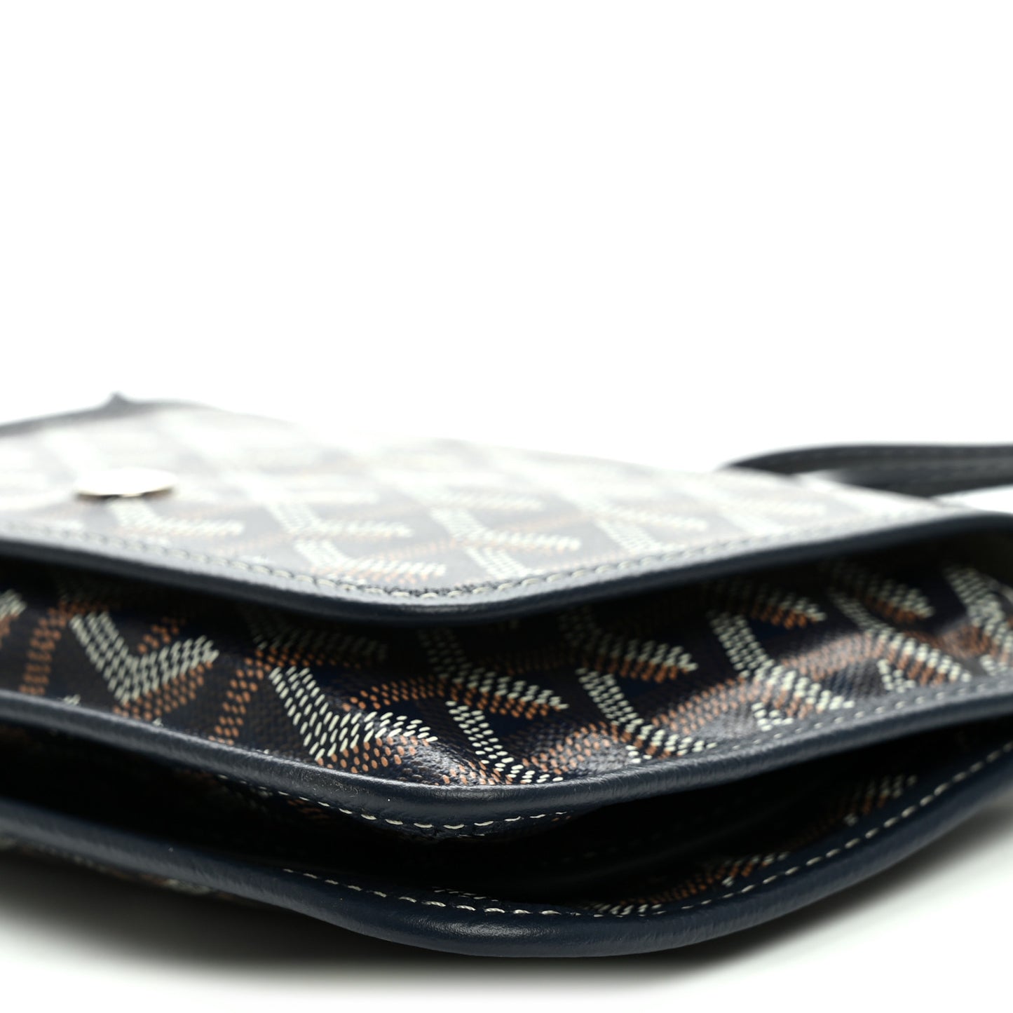 Goyardine Plumet Wallet Clutch Navy