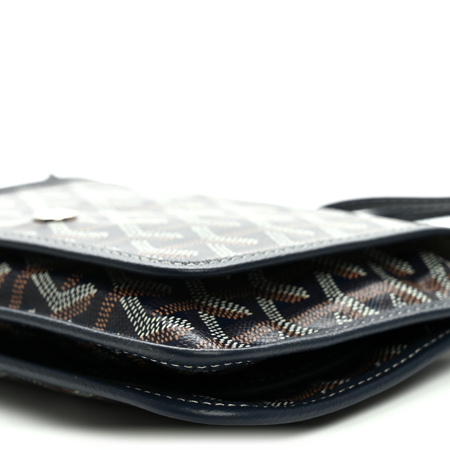 Goyard Goyardine Plumet Wallet Clutch Navy 11 of 11