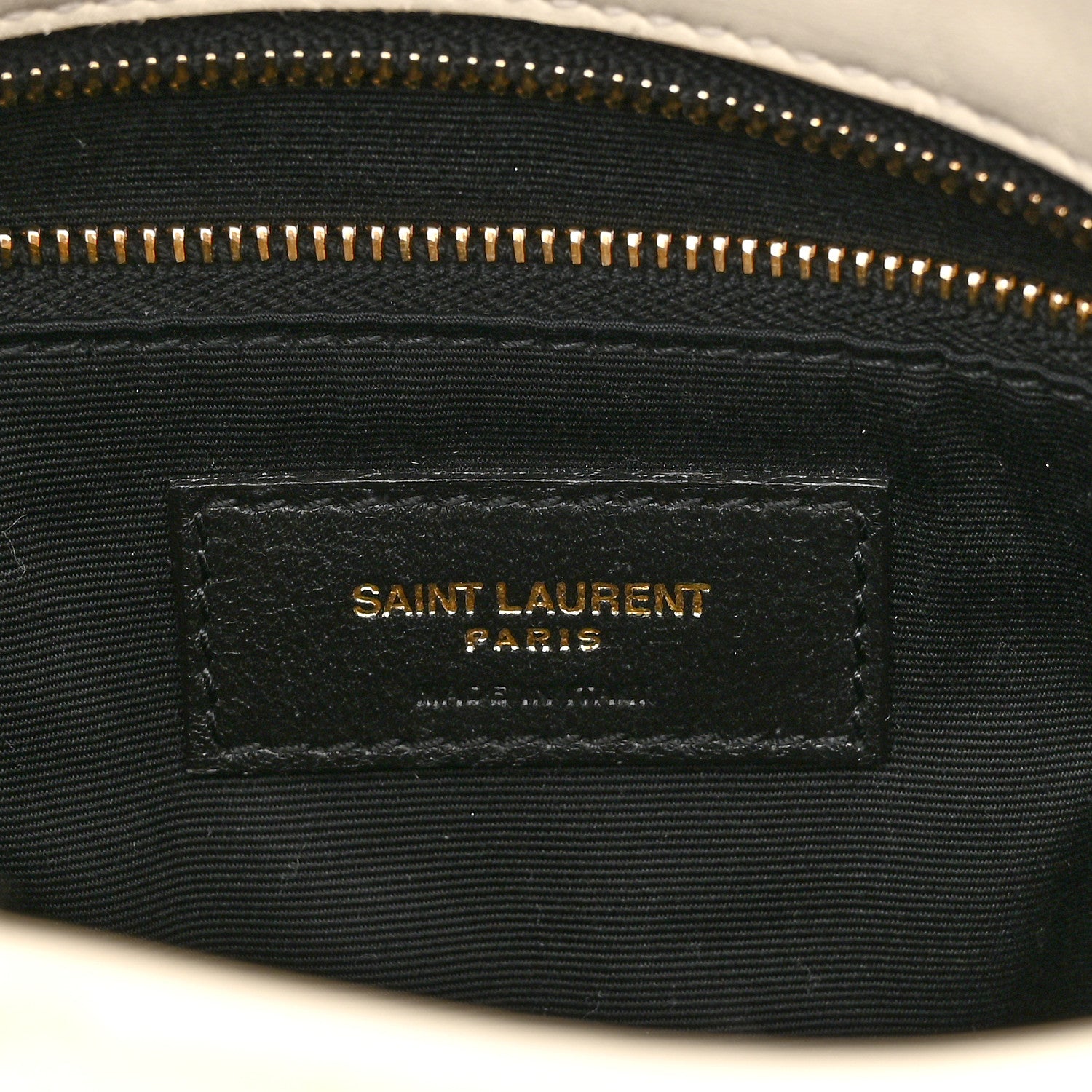 Saint Laurent Boucle Tweed Quilted Small Loulou Puffer Monogram Chain Satchel Crema Soft 6 of 11