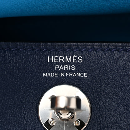 Hermes Swift Verso Mini Lindy 20 Bleu Navy Bleu Frida 6 of 11