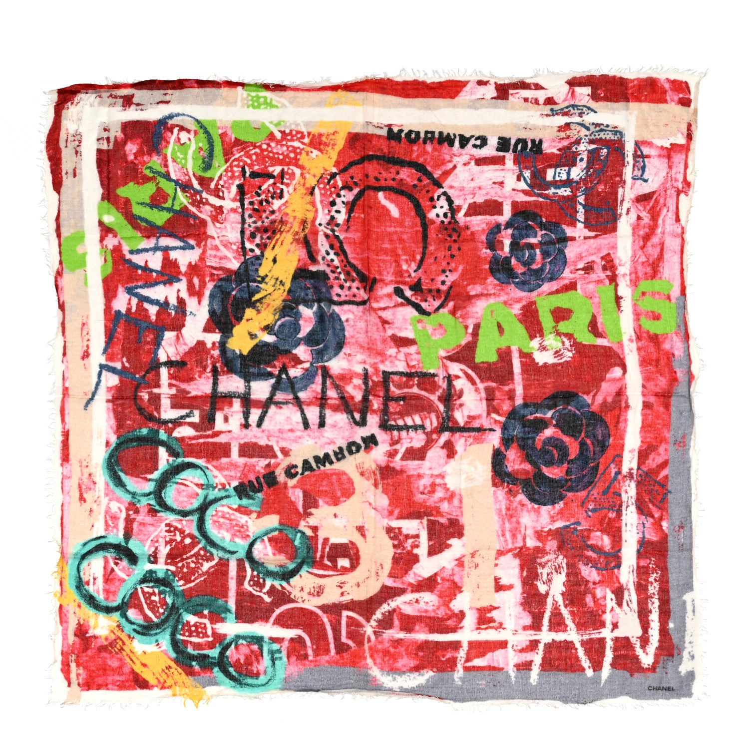 Chanel Cashmere Shawl Multicolor 1 of 3