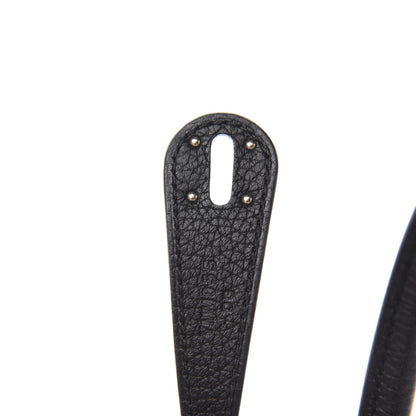 Hermes Taurillon Clemence Lindy 26 Black 9 of 11