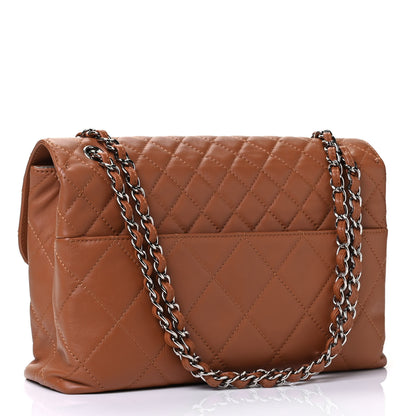 Chanel Calfskin Quilted In the Business Flap Bag Dark Beige 2 of 4