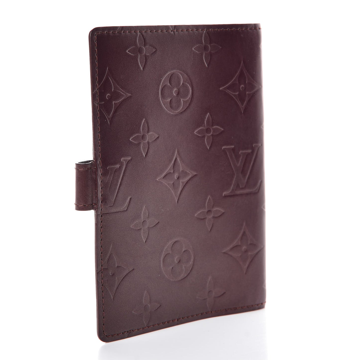Mat Monogram Small Ring Agenda Cover Violet