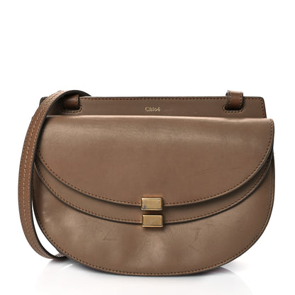 Chloe Calfskin Georgia Crossbody Bag Chestnut Cream 1 of 13