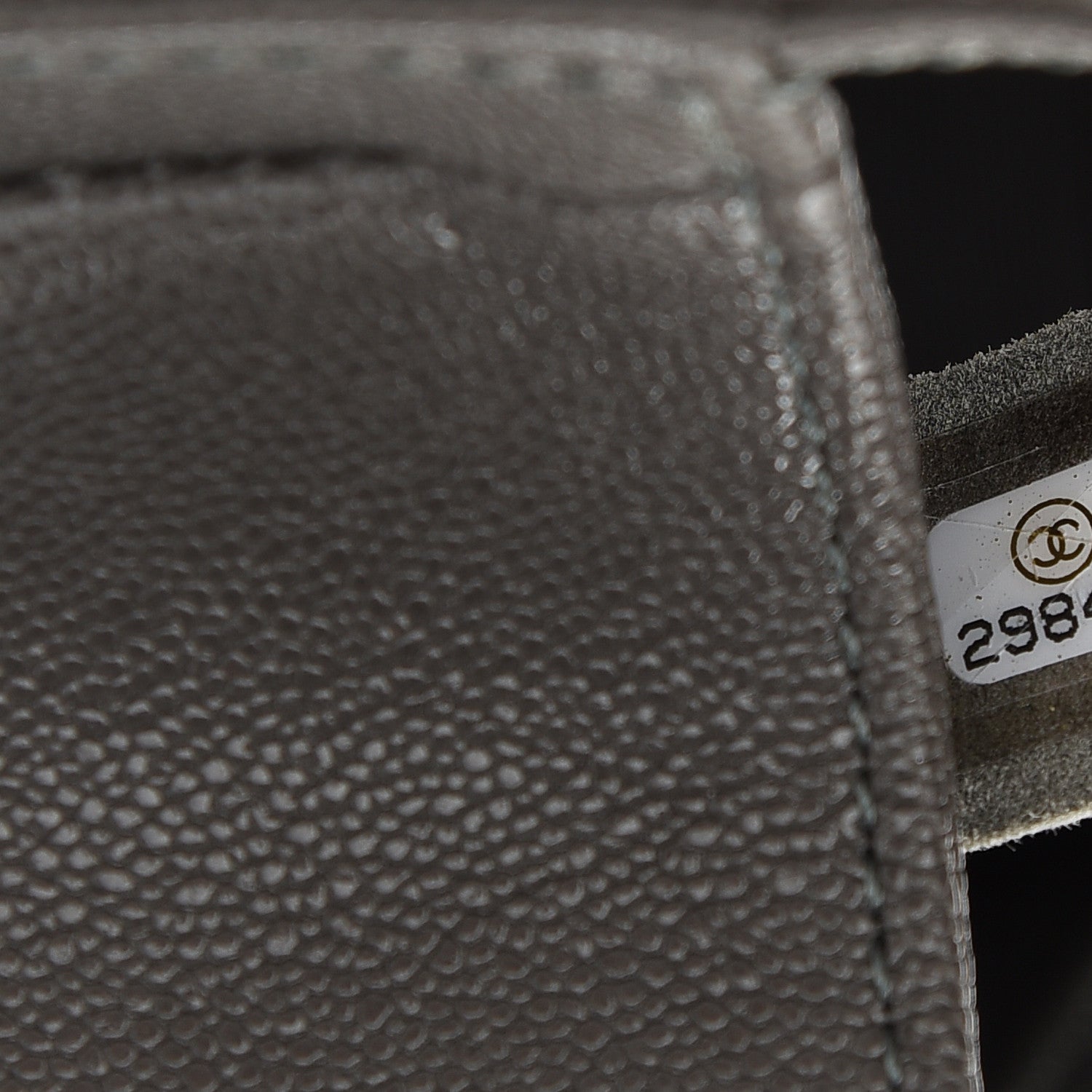 Chanel Caviar Quilted Small Boy Flap Grey 7 of 9