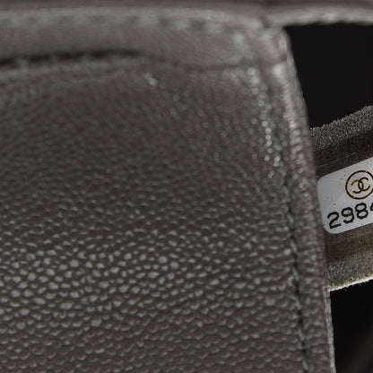 Chanel Caviar Quilted Small Boy Flap Grey 7 of 9