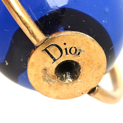 Christian Dior Tribales Astre Lunaire Earrings Gold Blue 4 of 4