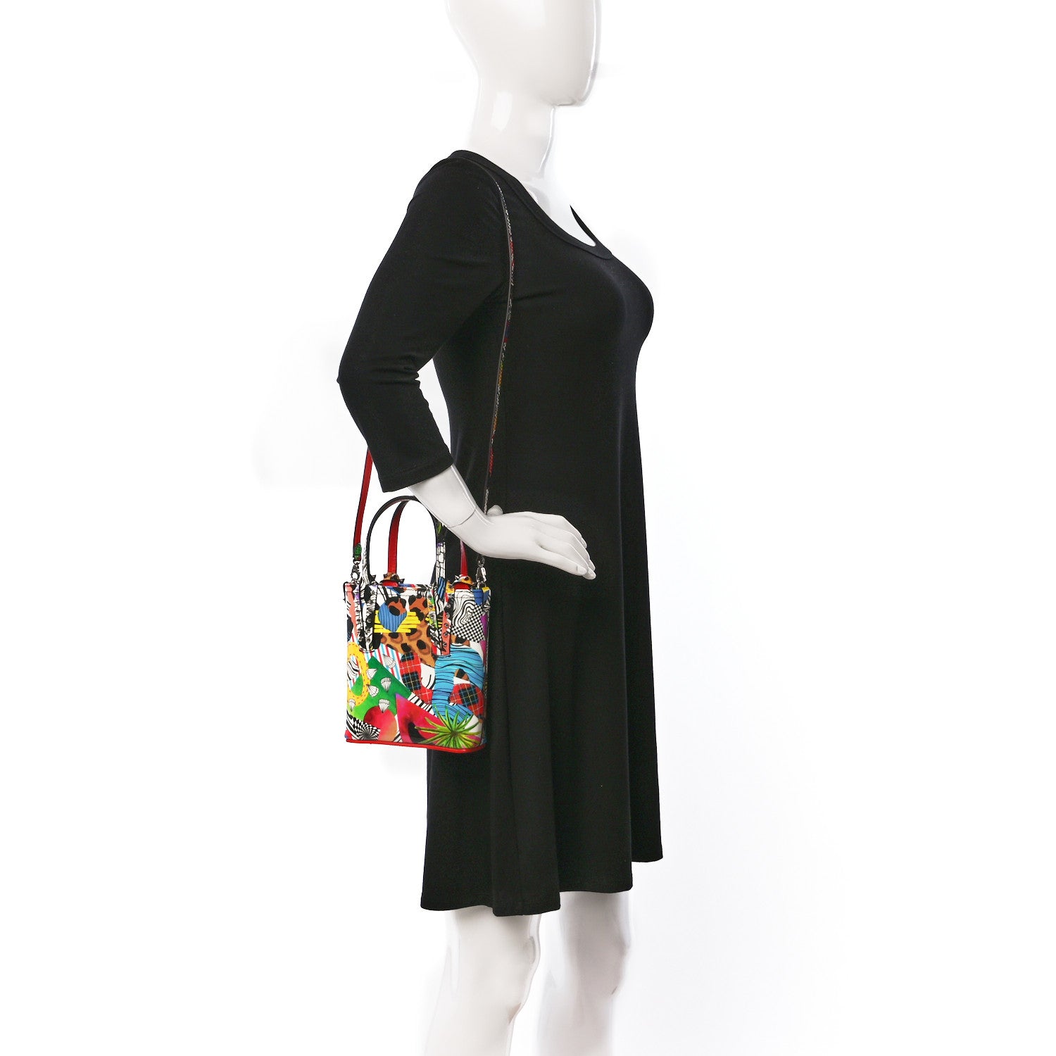 Christian Louboutin Patent Mini North South Cabata Tote Multicolor 2 of 9