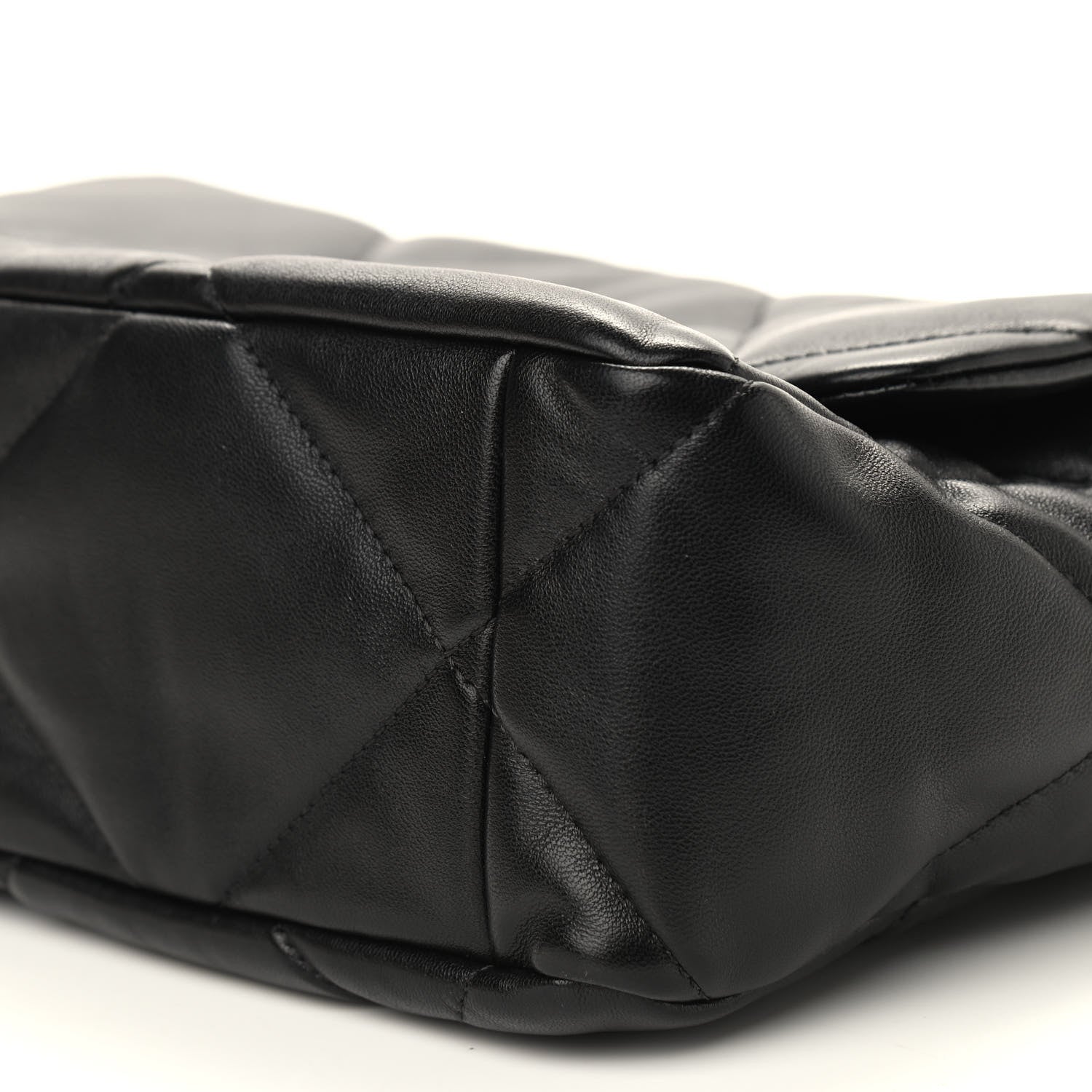 Chanel Lambskin Quilted Large Chanel 19 Flap Black 9 of 9