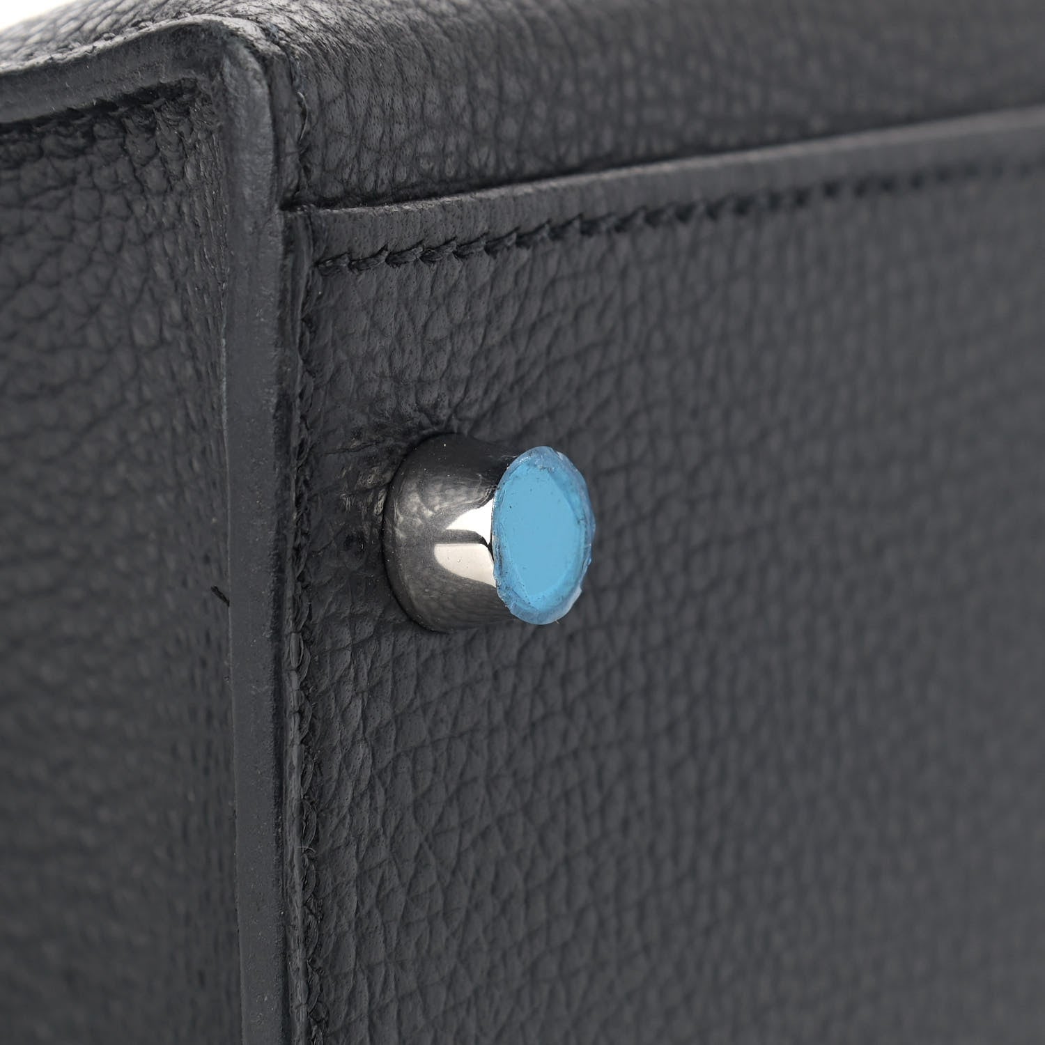 Hermes Vache Liegee Kelly Sellier 32 Black 7 of 34