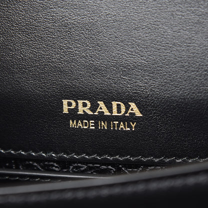 Prada Saffiano City Calf Cahier Belt Bag Black 8 of 10