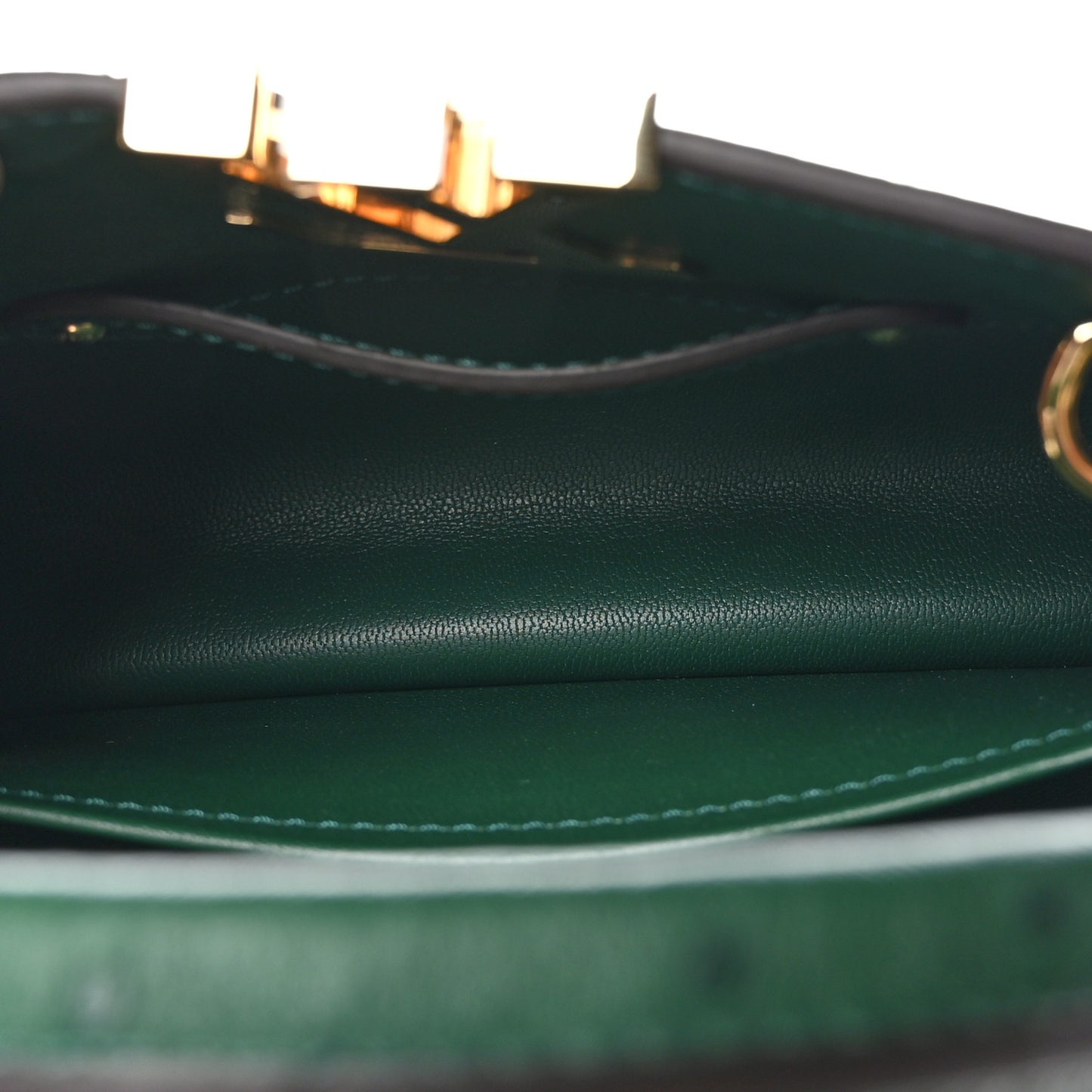 Ostrich Capucines Mini Mint
