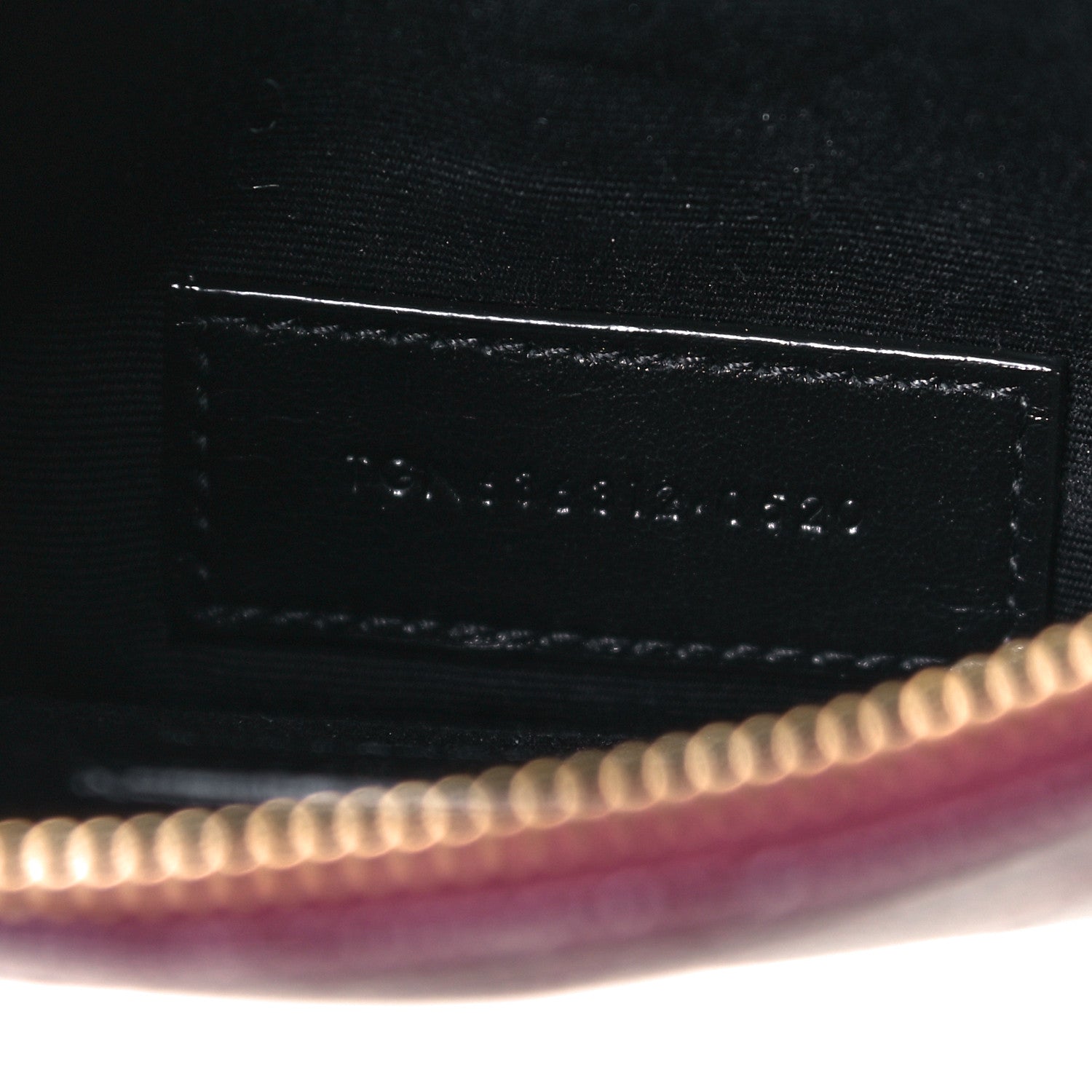 Saint Laurent Grain De Poudre Matelasse Chevron Monogram Bill Pouch Rouge Legion 7 of 8