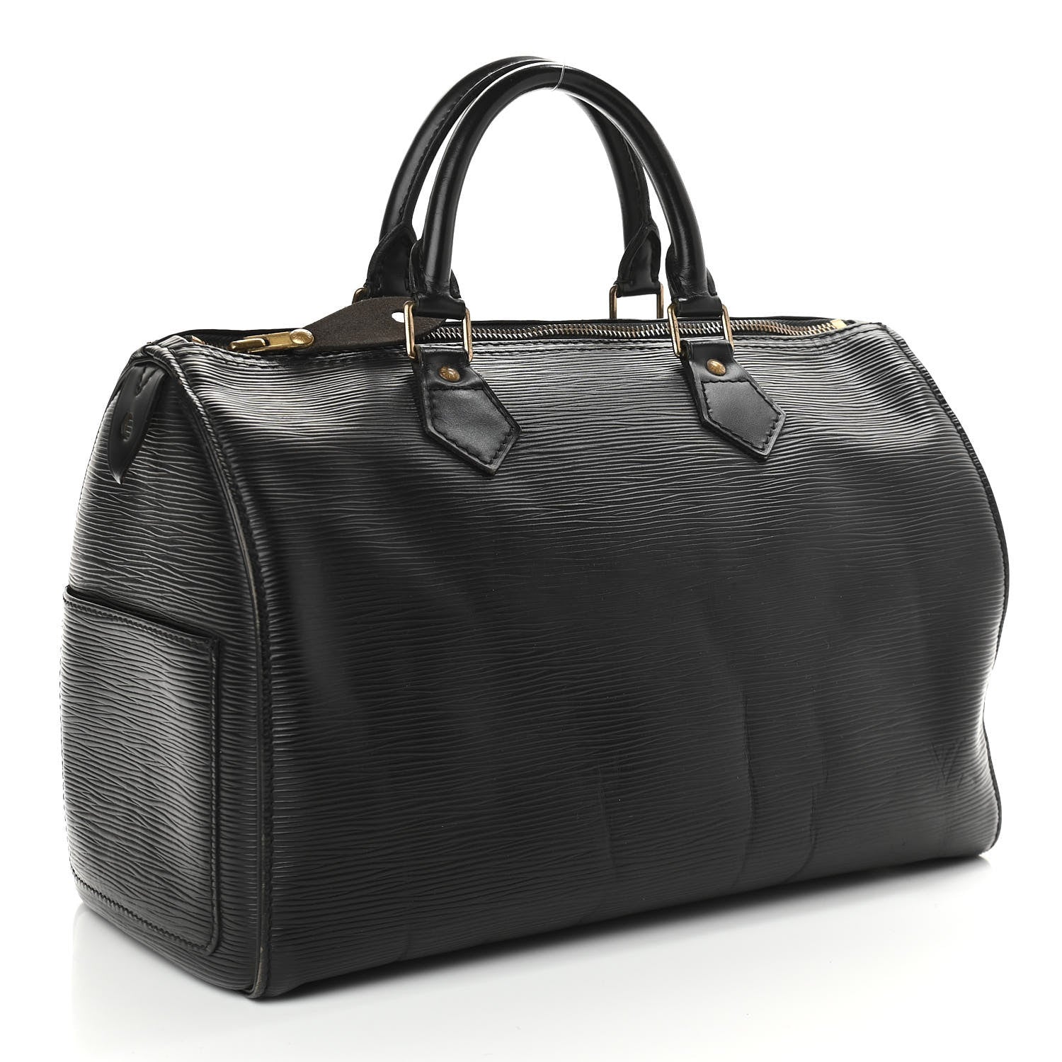 Louis Vuitton Epi Speedy 30 Black 2 of 8