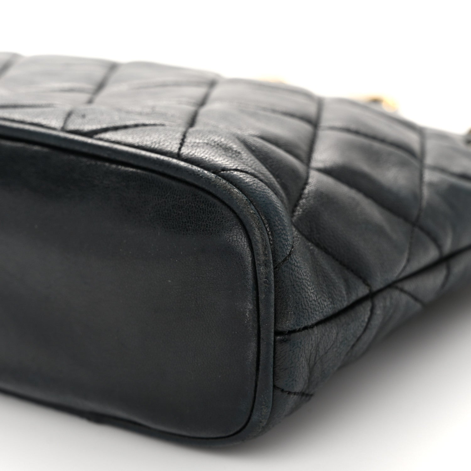 Chanel Lambskin Quilted CC Tote Black 10 of 10