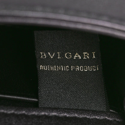 Bulgari Metallic Calfskin Serpenti Cabochon Micro Bag Gray 6 of 8