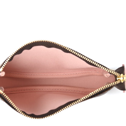 Louis Vuitton Damier Ebene 2020 Christmas Animation Big Wheel Mini Pochette Accessories Rose Ballerine 4 of 4
